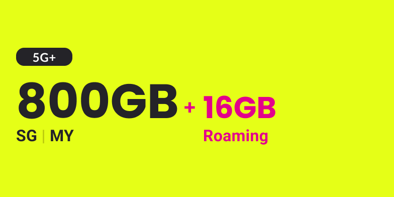 GOMO 5G+ Student & NS Mobile Plan: 400GB 5G+ local data with 400GB Malaysia + 26GB roaming data