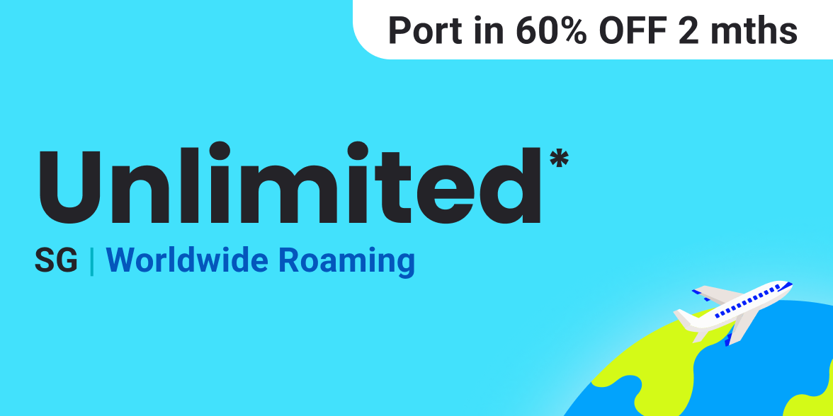 GOMO 5G+ Global Infinity Mobile Plan: Unlimited* 5G Local data + Worldwide roaming data