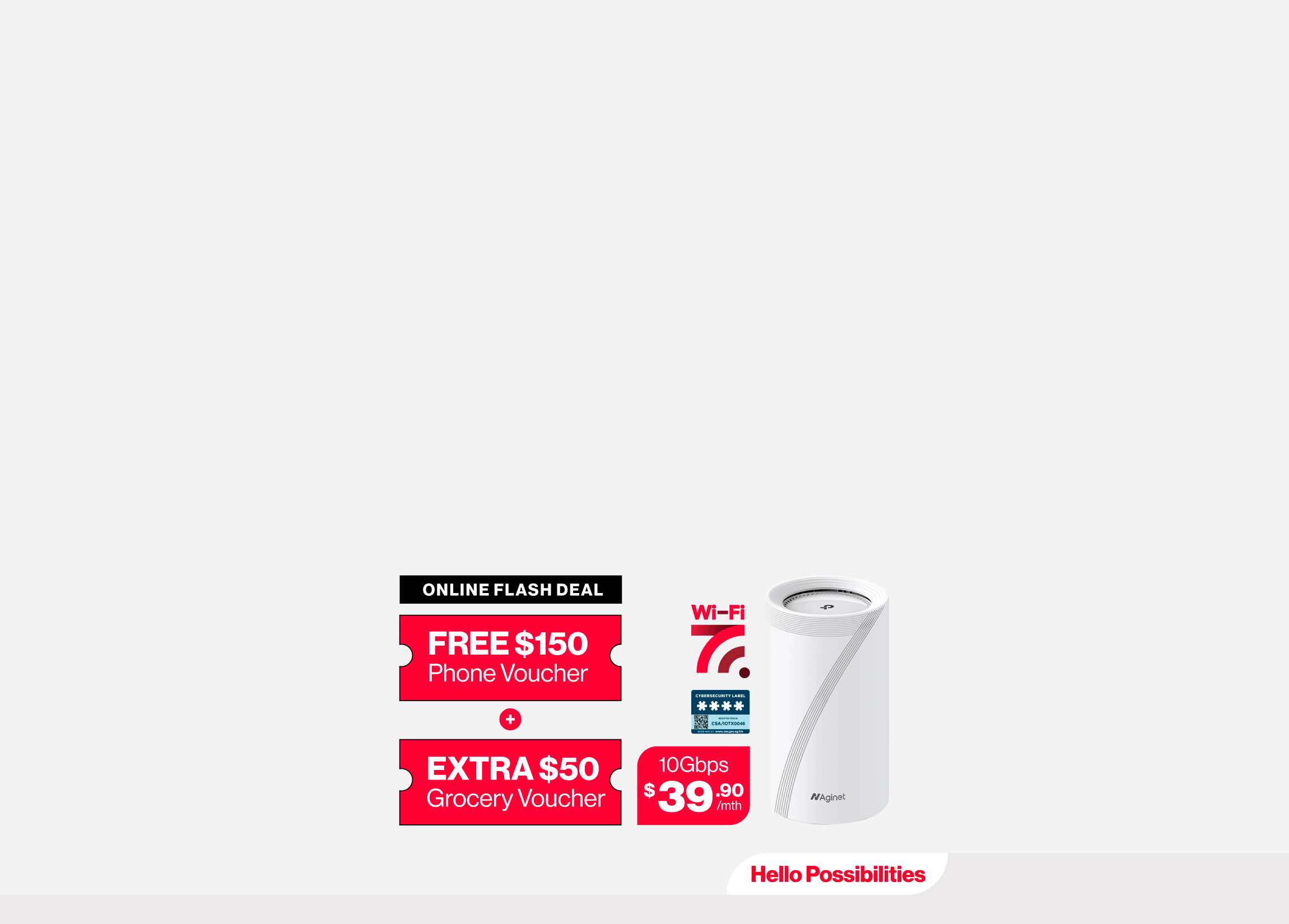 50% off SG's fastest, safest 10Gbps broadband at $39.90 per month