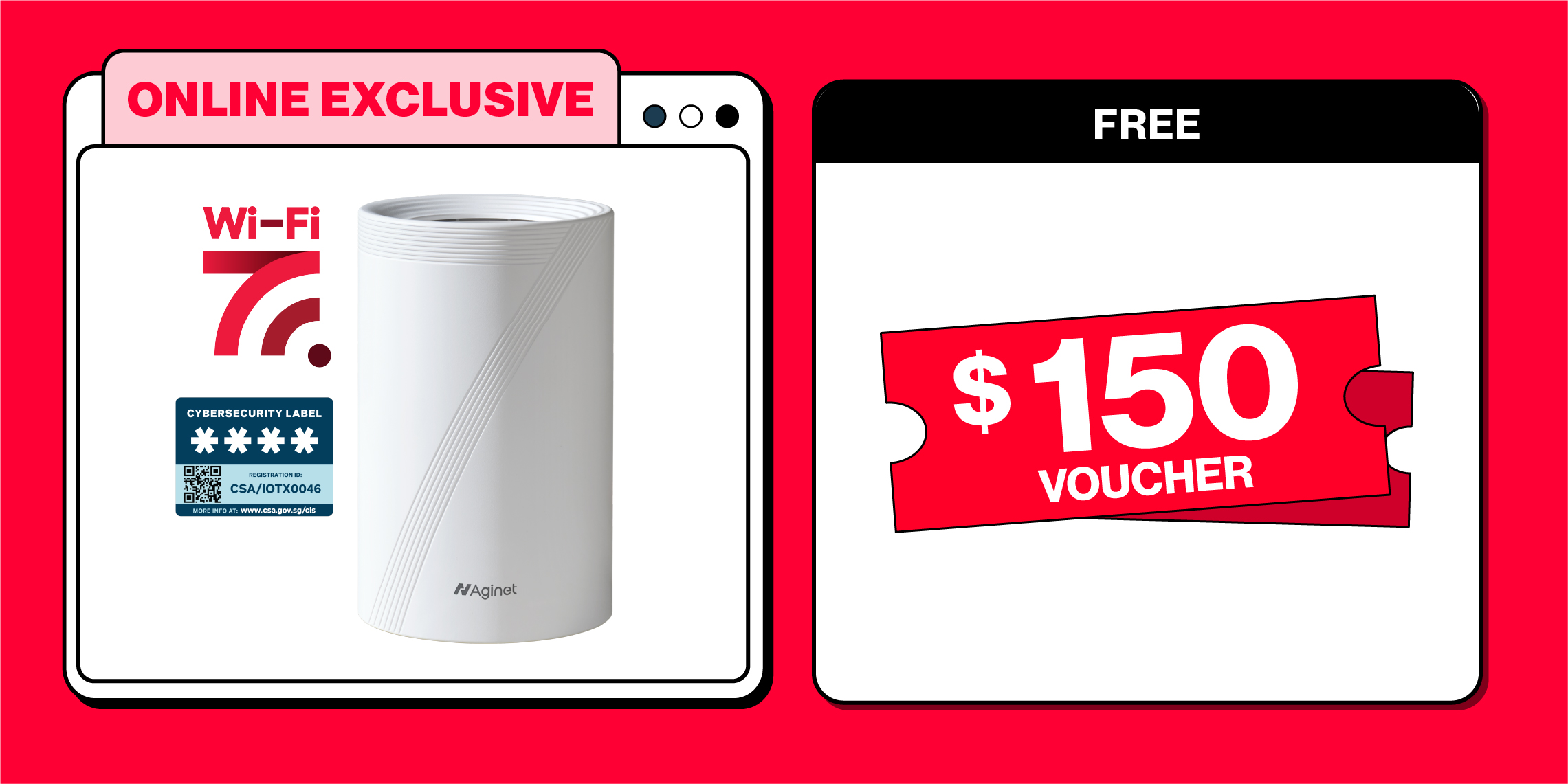FREE $250 Vouchers with SG's #1 Broadband.
