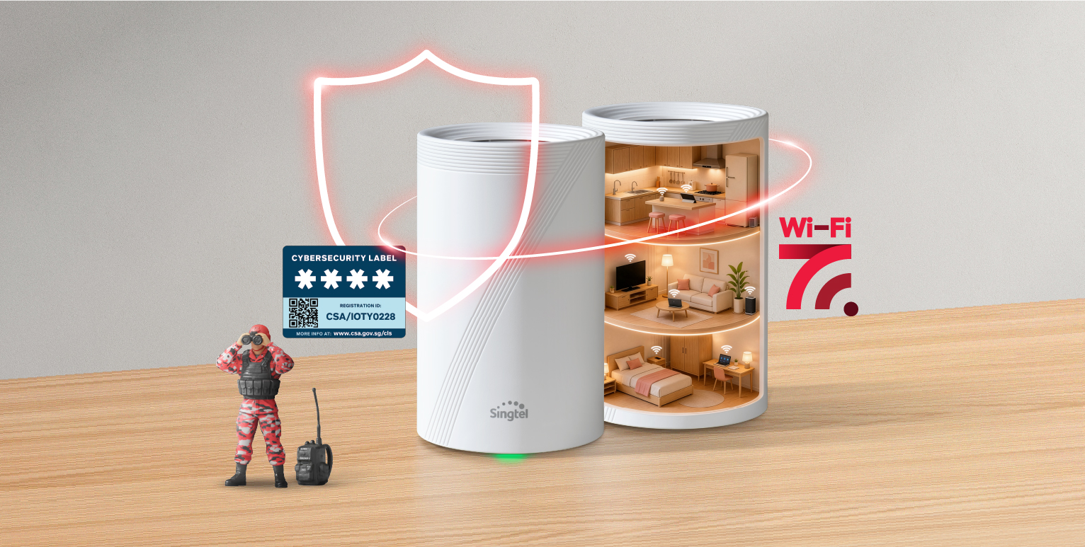 Singtel Broadband from $39.90/mth.