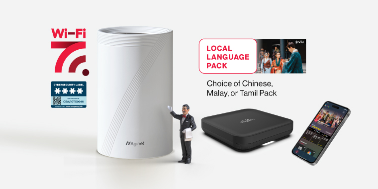 Seamless Singtel 10Gbps + Singtel Ethnic Pack at $55.88/mth