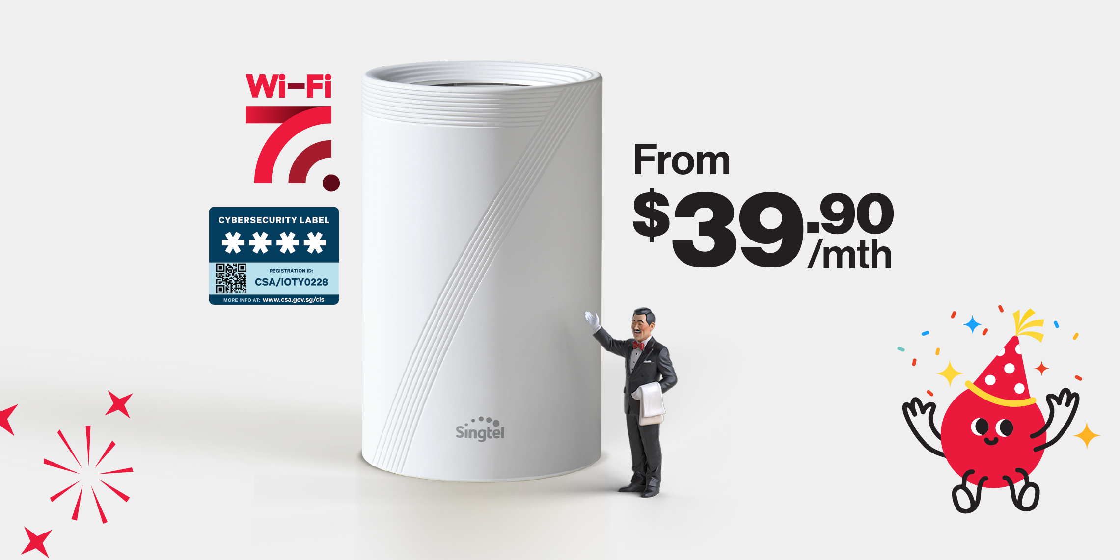 SG's #1 Broadband from $39.90 only with Singtel.