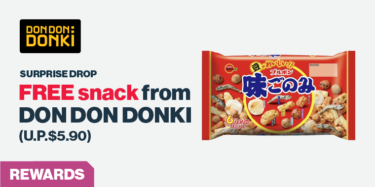 Treat yourself to a snack on My Singtel app