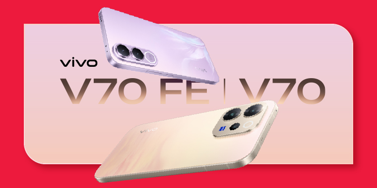 The all-new vivo V70 Series is here at Singtel.