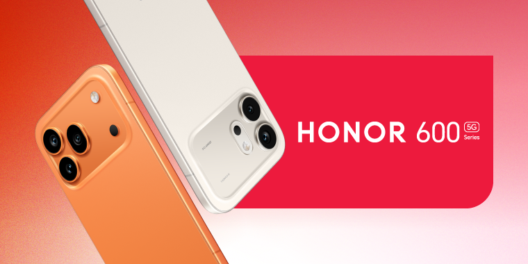 Meet the all-new HONOR 600 Series on Singtel UNLIMITED 5G+ phone plans.