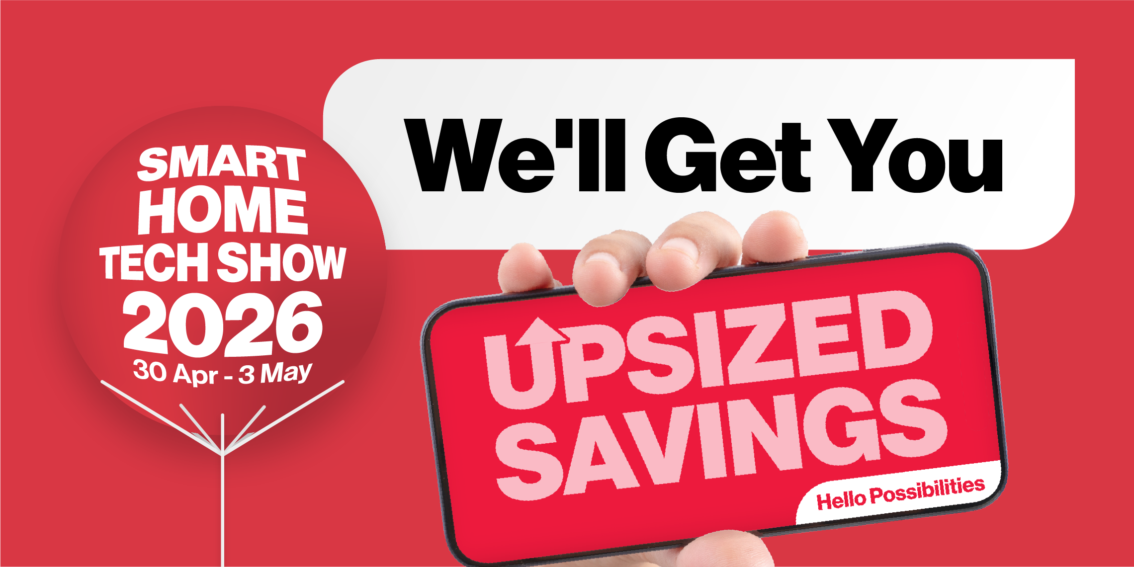 Singtel Smart Home Tech Show deals from 30 Apr - 3 May 2026.