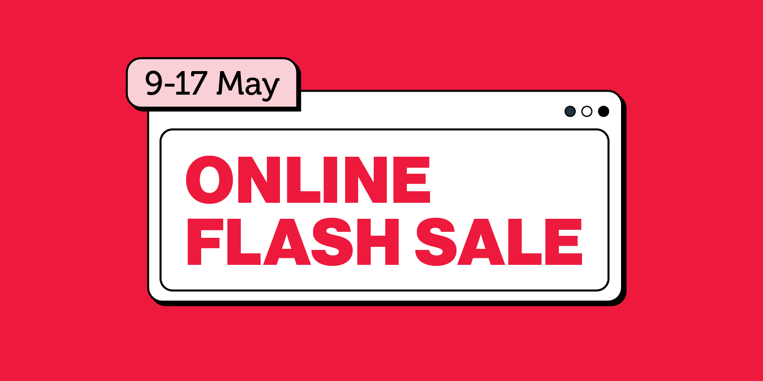 Singtel Online Flash Sale from 9 - 17 May 2026.