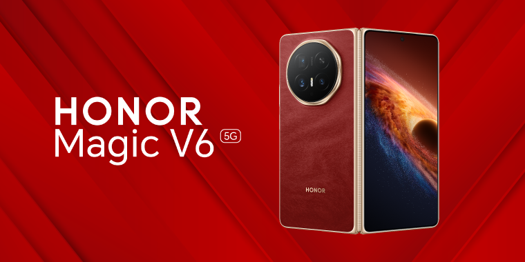 Shop the HONOR Magic V6 with Singtel UNLIMITED 5G+ today.