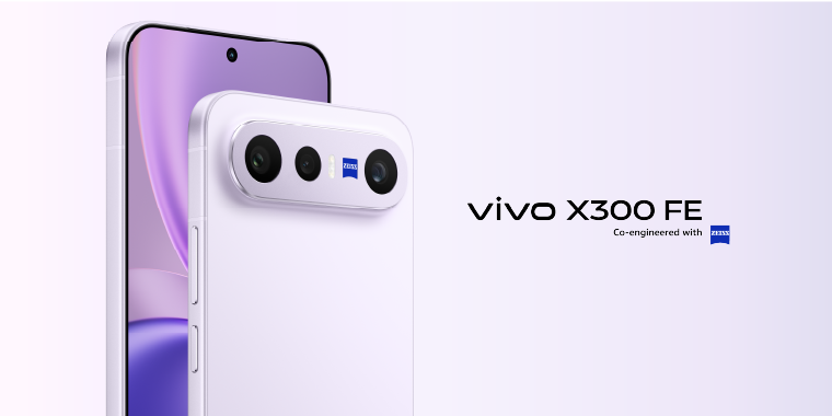 Shop the all-new vivo X300 FE with Singtel today.