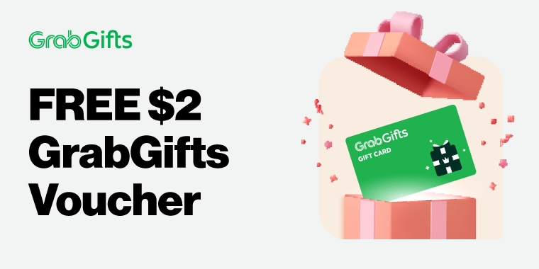 Get a $2 GrabGifts voucher on My Singtel app!