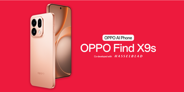 Shop the all-new OPPO Find X9s with Singtel.