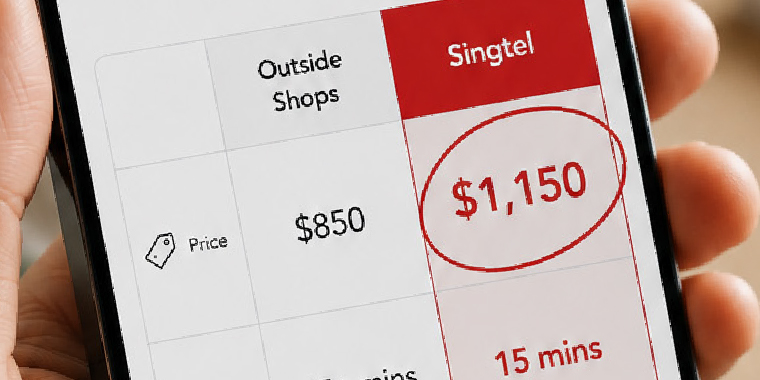 Trade-in your old phone with Singtel now.