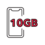 Enjoy additional 10GB data.